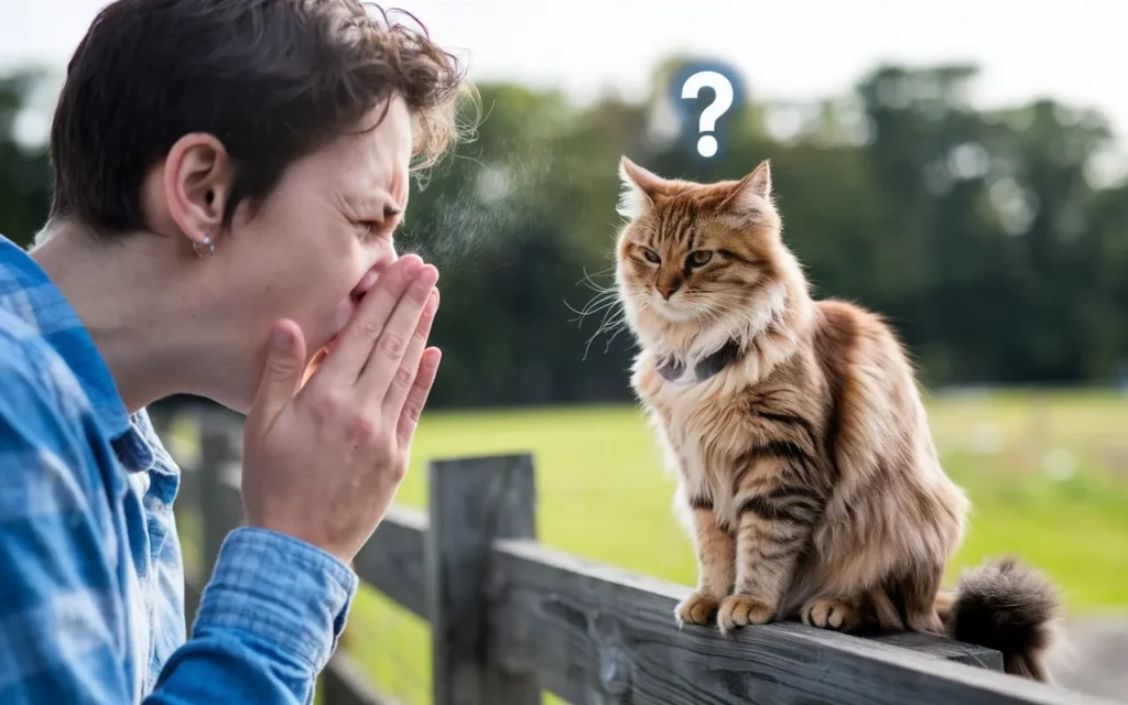 am i allergic to cats quiz -person-sneezing-near-a-cat