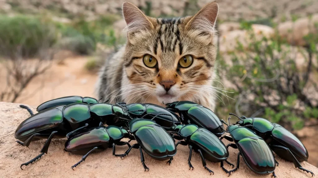 are palo verde beetles harmful to cats