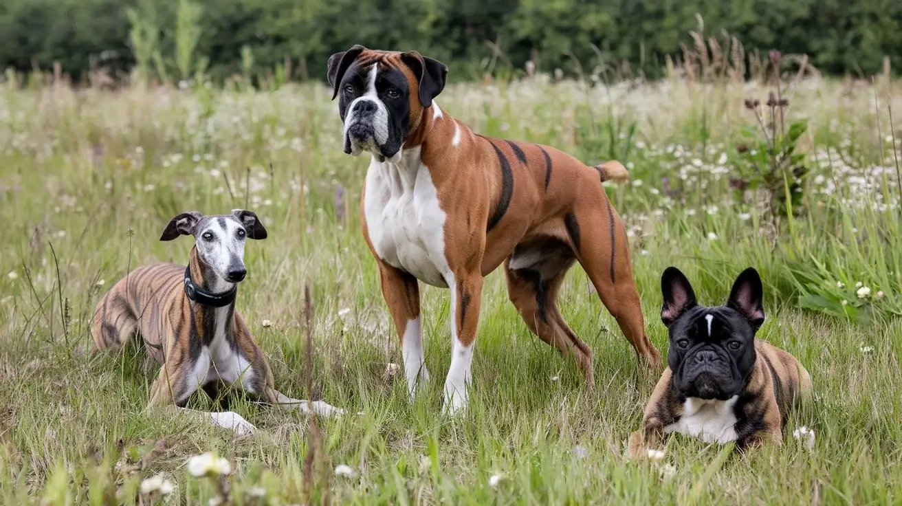 brindle dog breeds a-photo-of-a-boxer-greyhound-and-french-bulldog