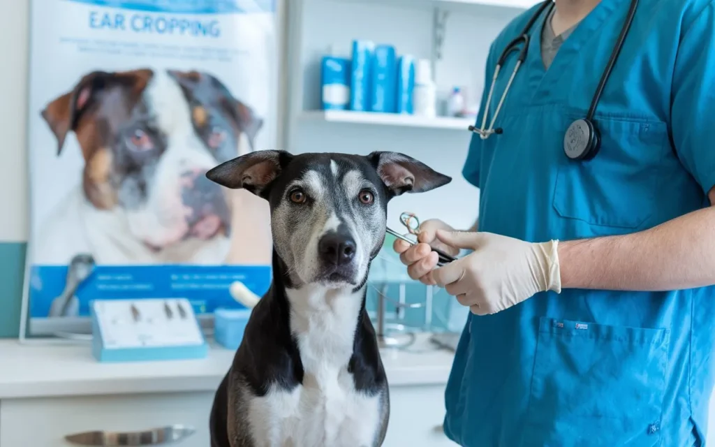 where can i go to get my dogs ears cropped a-photo-of-a-dog-sitting-in-a-vet-clinic-the-dog