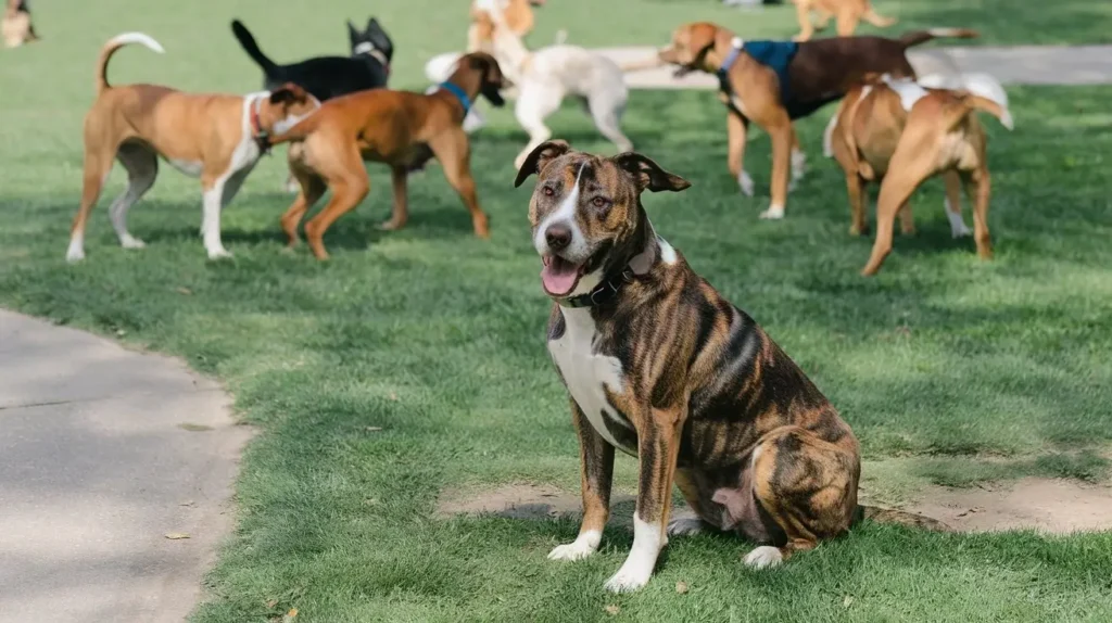 why are brindle dogs unpopular a-photo-of-a-happy-brindle-dog-with-a-coat-of-brow .