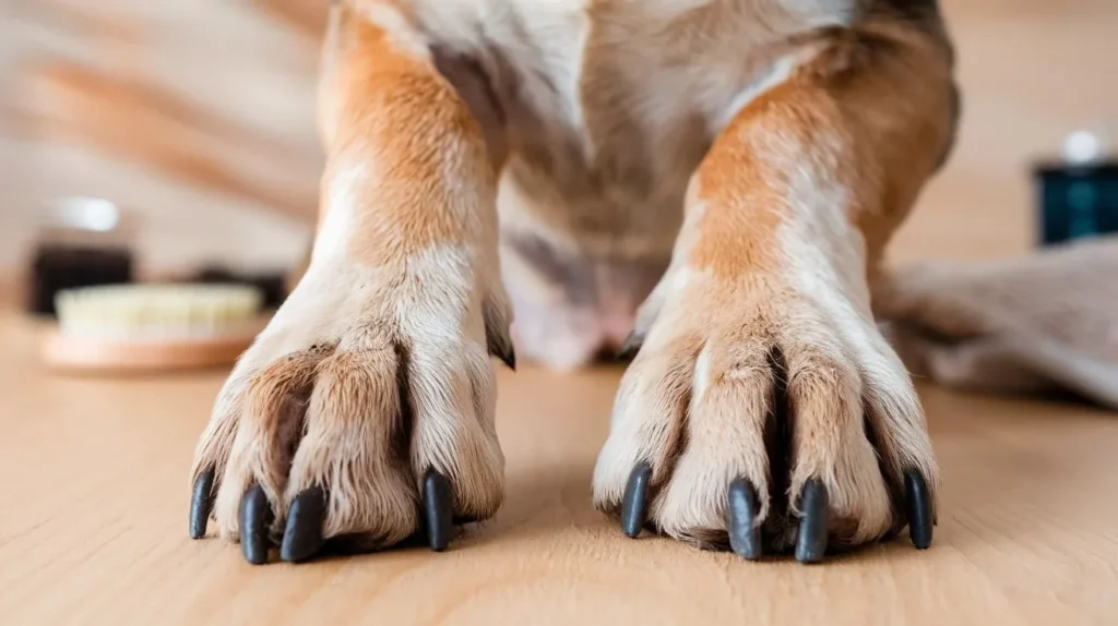 why are my dogs paws so rough a-photo-of-a-dog-s-rough-dry-paws-with-cracks-the