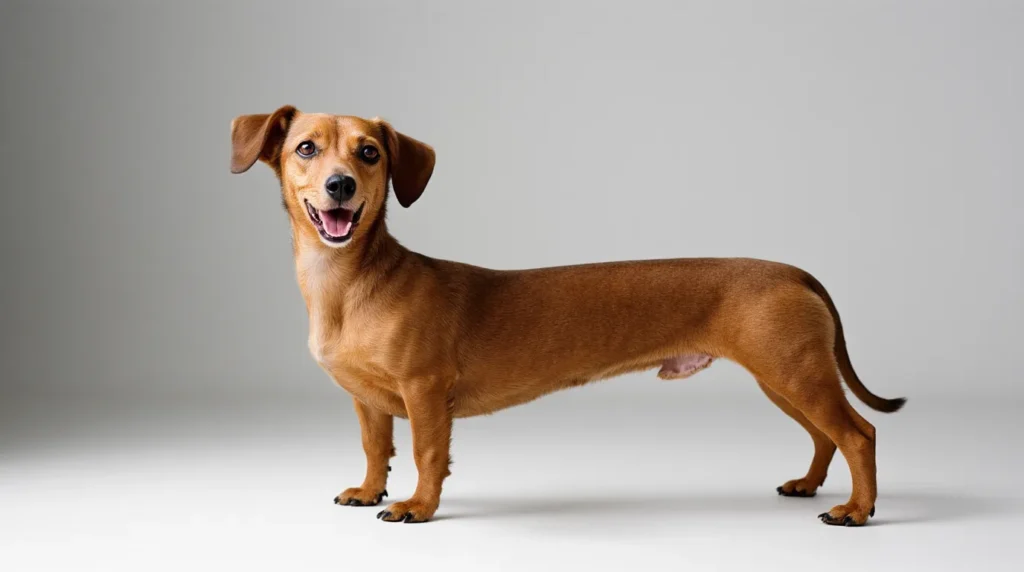 realistic_photo_of_a_dog_with_a_long_body What breed is a dog with a long body